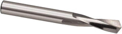 Guhring - 27/64" 118° Spiral Flute High Speed Steel Screw Machine Drill Bit - Bright Finish, Right Hand Cut, 47mm Flute Length, 95mm OAL, Cone Relief Point, Straight Shank - Industrial Tool & Supply