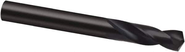 Guhring - 19/32" 130° Spiral Flute Cobalt Screw Machine Drill Bit - Oxide Finish, Right Hand Cut, 58mm Flute Length, 115mm OAL, Cone Relief Point, Straight Shank - Industrial Tool & Supply