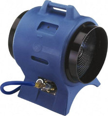 Schaefer Ventilation Equipment - 12" Inlet, Pneumatic Ventilation Fan - 1.5 hp, 2,063 CFM, Explosion Proof, 220 Max Voltage Rating - Industrial Tool & Supply