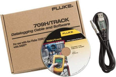 Fluke - Black/Yellow Electrical Test Equipment Software & Cable - Use with Fluke 709H Loop Calibrators - Industrial Tool & Supply