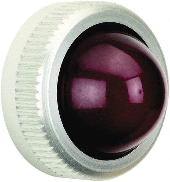 Schneider Electric - Round Pilot and Indicator Light Lens - Red - Industrial Tool & Supply