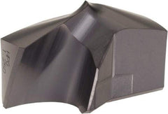 Kennametal - Series KSEM Plus, 1-1/4" Diam Grade KCPM45 140° Replaceable Drill Tip - Carbide, TiAlN Finish, 8 Seat Size - Industrial Tool & Supply