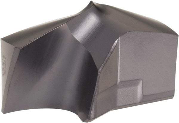 Kennametal - Series KSEM Plus, 1-1/2" Diam Grade KCPM45 140° Replaceable Drill Tip - Carbide, TiAlN Finish, 10 Seat Size - Industrial Tool & Supply