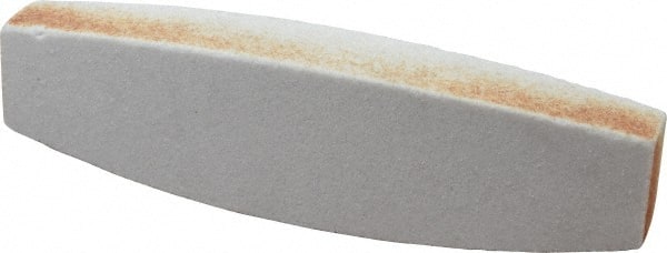 Grier Abrasives - 60 Grit Aluminum Oxide Boat (Shape) Polishing Stone - Industrial Tool & Supply