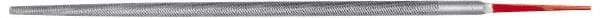 Simonds File - 8" Long, Smooth Cut, Round American-Pattern File - Double Cut, Tang - Industrial Tool & Supply