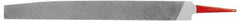 Simonds File - 6" Long, Smooth Cut, Knife American-Pattern File - Double Cut, Tang - Industrial Tool & Supply