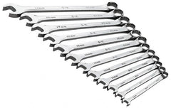 SK - 12 Piece, 8 to 19mm, 12 Point Combination Wrench Set - Industrial Tool & Supply