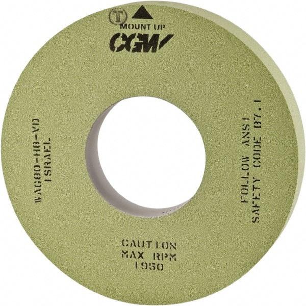 Camel Grinding Wheels - 20" Diam x 12" Hole x 4" Wide Centerless & Cylindrical Grinding Wheel - 80 Grit, Aluminum Oxide, Type 1, Vitrified Bond, No Recess - Industrial Tool & Supply