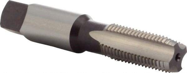 DORMER - 1/4-18 NPSM Thread, 4 Flute Standard Pipe Tap - 75mm OAL, 27mm Thread Length, Bright Finish, High Speed Steel - Exact Industrial Supply