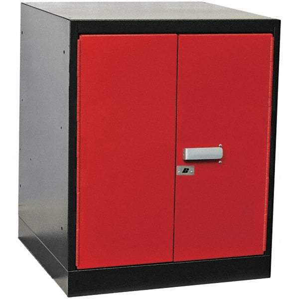 Hallowell - Steel Workbench & Workstation Pedestal - 24" Deep, 32" High, Use with Fort Knox Modular Utility Storage & Workbench System - Industrial Tool & Supply
