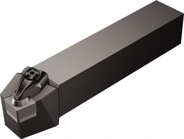 Sandvik Coromant - DCRN, Right Hand Cut, 15° Lead Angle, 1" Shank Height x 1" Shank Width, Negative Rake Indexable Turning Toolholder - 6" OAL, CNGQ 12 07 08 Insert Compatibility, Series T-Max P - Industrial Tool & Supply