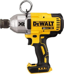 DeWALT - 7/16" Drive 20 Volt Mid-Handle Cordless Impact Wrench & Ratchet - 400/900/1,200 RPM, 0 to 2,400 BPM, 500 Ft/Lb Torque, Lithium-Ion Batteries Not Included - Industrial Tool & Supply