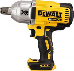 DeWALT - 3/4" Drive 20 Volt Mid-Handle Cordless Impact Wrench & Ratchet - 400/900/1,200 RPM, 0 to 2,400 BPM, 700 Ft/Lb Torque, Lithium-Ion Batteries Not Included - Industrial Tool & Supply