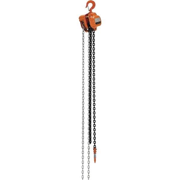 Vestil - 2,000 Lb Lifting Capacity, 10' Lift Height, Hand Hoist - Made from Chain - Industrial Tool & Supply