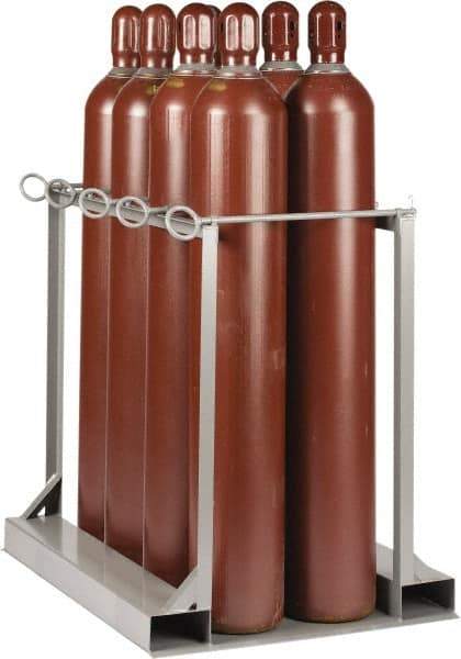 Little Giant - 8 Cylinder, Cylinder Pallet - 33" Wide x 41" High x 47" Deep - Industrial Tool & Supply