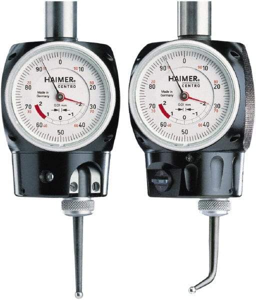 HAIMER - Positioning Indicators Type: Dial Positioning Indicator Point Diameter (mm): 5.00 - Industrial Tool & Supply