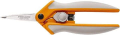 Fiskars - 3" LOC, 8-5/8" OAL Shears - Plastic Straight Handle, For General Purpose Use - Industrial Tool & Supply