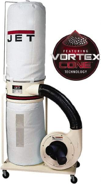 Jet - 5µm, Portable Dust Collector - 1,100 CFM Air Flow - Industrial Tool & Supply