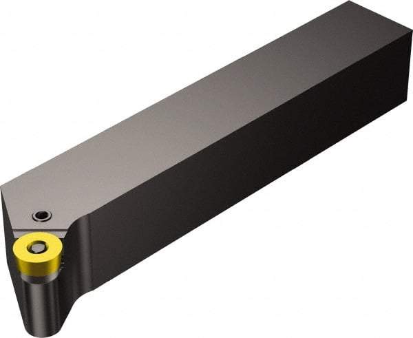 Sandvik Coromant - PRGCR/L, Left Hand Cut, 20mm Shank Height x 20mm Shank Width, Neutral Rake Indexable Turning Toolholder - 125mm OAL, RCMX 10 03 00 Insert Compatibility, Series T-Max P - Industrial Tool & Supply