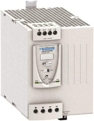 Schneider Electric - 480 Watt, 20 Amp, 380 to 500 VAC Input, 24 VDC Output, DIN Rail Power Supply - Screw Connection, 165mm Wide x 155mm Deep x 143mm High, 92-100% Efficiency, Green LED Output, Red LED Output - Industrial Tool & Supply