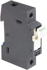 Schneider Electric - 1 Pole, 600 Volt, 32 Amp, DIN Rail Mount Fuse Holder - Compatible with 38mm Long x 17mm Wide and 10mm Diameter Fuse - Industrial Tool & Supply