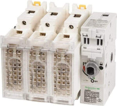 Schneider Electric - 3 Pole, 600 Volt, 60 Amp, Pressure Plate Fuse Holder - Compatible with J Class, 149mm Wide Fuse - Industrial Tool & Supply