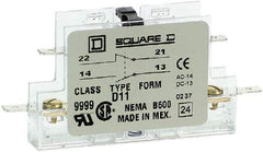Square D - 5 Amp, Contactor Auxiliary Contact Kit - Industrial Tool & Supply