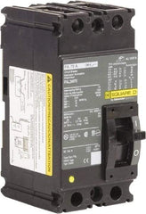 Square D - 70 Amp, 250 VDC, 480 VAC, 2 Pole, Panel Mount Molded Case Circuit Breaker - Thermal Magnetic Trip, 18 kA at 480/600 VAC Breaking Capacity, 12-1/0 (Aluminum), 14-1/0 (Copper) AWG, 4.13 Inch Deep x 6 Inch High x 3 Inch Long - Industrial Tool & Supply