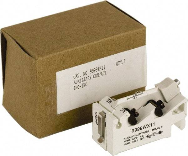 Square D - Contactor Auxiliary Contact - For Use with Class 8502 Type WF/WG/WH Contactor - Industrial Tool & Supply
