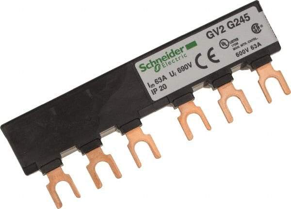 Schneider Electric - Circuit Breaker Comb Busbar - Use with Linergy, TeSys D, TeSys GV2, TeSys K, TeSys U - Industrial Tool & Supply