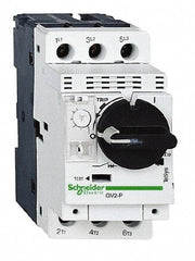 Schneider Electric - 32 Amp, 690 VAC at 50/60 Hz, 3 Pole, Bolt On, Clip Motor Circuit Breaker - Thermal Magnetic Trip, Multiple Breaking Capacity Ratings, 97mm Deep x 89mm High x 45mm Wide - Industrial Tool & Supply