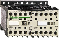 Schneider Electric - 3 Pole, 24 Coil VAC at 50/60 Hz, 6 Amp at 440 VAC, Reversible IEC Contactor - BS 5424, CSA, IEC 60947, NF C 63-110, RoHS Compliant, UL Listed, VDE 0660 - Industrial Tool & Supply