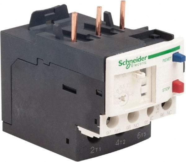 Schneider Electric - 3 Pole, NEMA Size 00-1, 5.5 to 8 Amp, 690 VAC, Thermal NEMA Overload Relay - Trip Class 20, For Use with LC1D09, LC1D12, LC1D18, LC1D25, LC1D32 and LC1D38 - Industrial Tool & Supply