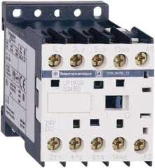 Schneider Electric - 4 Pole, 12 Coil VDC, 16 Amp at 690 VAC and 20 Amp at 440 VAC, Nonreversible IEC Contactor - BS 5424, CSA, IEC 60947, NF C 63-110, RoHS Compliant, UL Listed, VDE 0660 - Industrial Tool & Supply