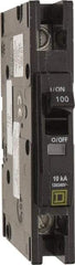 Square D - 100 Amp, 240 VAC, 1 Pole, Panel Mount Miniature Circuit Breaker - 14-2 AWG - Industrial Tool & Supply