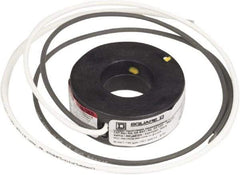 Square D - 200 Amp AC Input, 5 Amp AC Output, Panel Meter Current Transformer - Flying Lead Terminal, For Use with AC Ammeter - Industrial Tool & Supply
