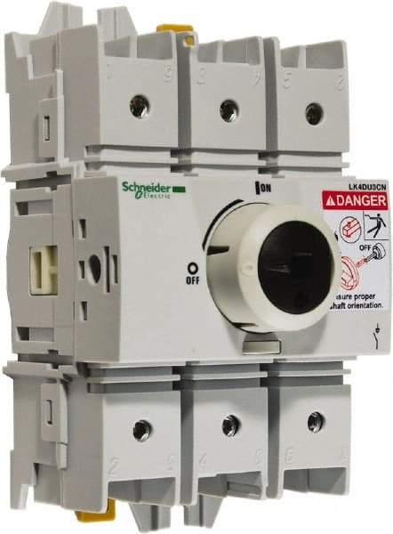 Schneider Electric - 600VAC at 50/60 Hz, 3 Pole, Nonfused Cam & Disconnect Switch - 3.13 Inch Wide x x 4.92 Inch High x x 2.52 Inch Deep - Industrial Tool & Supply