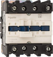 Schneider Electric - 4 Pole, 120 Coil VAC at 60 Hz, 80 Amp at 440 VAC, Nonreversible IEC Contactor - Bureau Veritas, CCC, CSA, CSA C22.2 No. 14, DNV, EN/IEC 60947-4-1, EN/IEC 60947-5-1, GL, GOST, LROS, RINA, RoHS Compliant, UL 508, UL Listed - Industrial Tool & Supply
