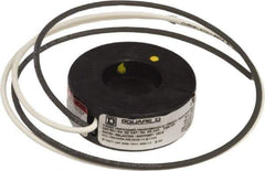 Square D - 150 Amp AC Input, 5 Amp AC Output, Panel Meter Current Transformer - Flying Lead Terminal, For Use with AC Ammeter - Industrial Tool & Supply