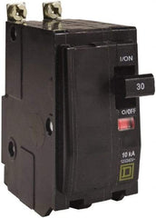 Square D - 25 Amp, 240 VAC, 2 Pole, Bolt On Miniature Circuit Breaker - 14-8 AWG - Industrial Tool & Supply