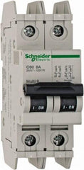Schneider Electric - 8 Amp, 125 VDC, 240 VAC, 60 VDC, 1 Pole, DIN Rail Mount, Fixed Mount Miniature Circuit Breaker - Thermal Magnetic Trip, Multiple Breaking Capacity Ratings, 73mm Deep x 107mm High x 36mm Wide - Industrial Tool & Supply
