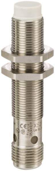 Telemecanique Sensors - PNP, 7mm Detection, Cylinder, Inductive Proximity Sensor - 3 Wires, IP67, IP69, 12 to 24 VDC, M12x1 Thread, 61mm Long - Industrial Tool & Supply