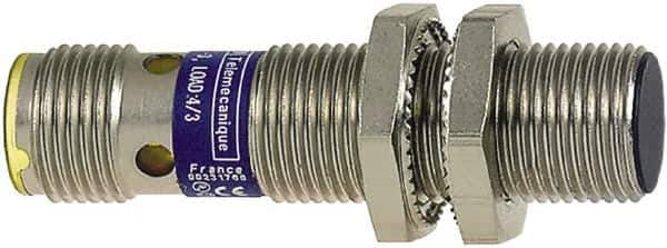 Telemecanique Sensors - PNP, NO/NC, 2mm Detection, Cylinder, Inductive Proximity Sensor - 4 Wires, IP67, 12 to 24 VDC, M12x1 Thread, 48mm Long - Industrial Tool & Supply