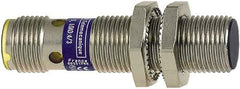 Telemecanique Sensors - PNP, NO/NC, 2mm Detection, Cylinder, Inductive Proximity Sensor - 4 Wires, IP67, 12 to 24 VDC, M12x1 Thread, 48mm Long - Industrial Tool & Supply