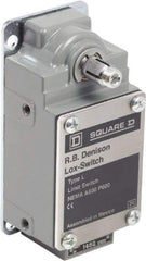 Square D - DPST, 2NO, 600 Volt Screw Terminal, Rotary Spring Return Actuator, General Purpose Limit Switch - 1, 2, 4, 12, 13 NEMA Rating, IP67 IPR Rating - Industrial Tool & Supply