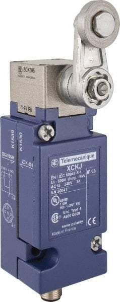 Telemecanique Sensors - 240 VAC, Screw Terminal, General Purpose Limit Switch - IP66 IPR Rating - Industrial Tool & Supply