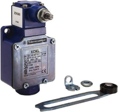 Telemecanique Sensors - SPDT, NC/NO, 300 VAC, 300 VDC, Screw Terminal, Roller Lever Actuator, General Purpose Limit Switch - 1, 2, 3, 4, 12 NEMA Rating, IP66 IPR Rating, Reversible Mount - Industrial Tool & Supply