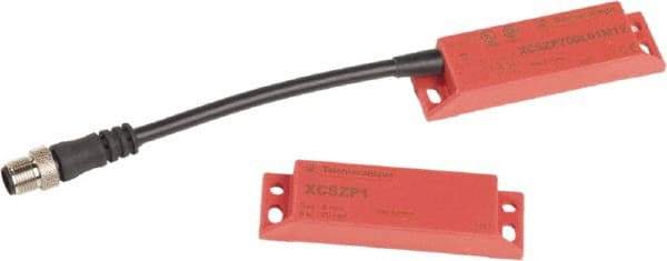 Telemecanique Sensors - NO/2NC Configuration, 24 VDC, 100 Amp, Plastic Noncontact Safety Limit Switch - 0.15m Cable Length, 25mm Wide x 13mm Deep x 88mm High, IP67 Ingress Rating - Industrial Tool & Supply