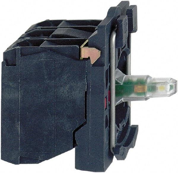 Schneider Electric - 110-120 V Orange Lens LED Indicating Light - Screw Clamp Connector, Vibration Resistant - Industrial Tool & Supply