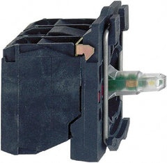Schneider Electric - 110-120 V Orange Lens LED Indicating Light - Screw Clamp Connector, Vibration Resistant - Industrial Tool & Supply
